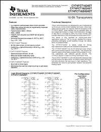 Click here to download 74FCT162245TPVCTG4 Datasheet