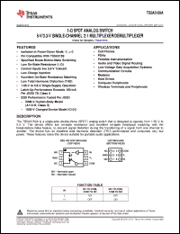 Click here to download TS5A3159ADBVRG4 Datasheet