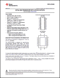 Click here to download SN74LVC245APWG4 Datasheet