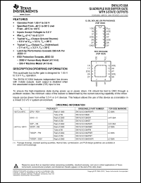 Click here to download SN74LVC126APWTG4 Datasheet