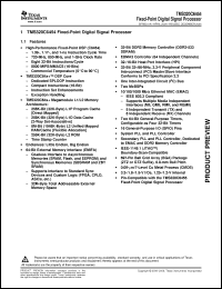 Click here to download TMS320C6454GTZ8 Datasheet