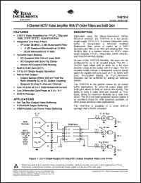 Click here to download THS7316DR Datasheet