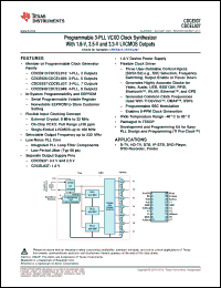 Click here to download CDCEL937 Datasheet