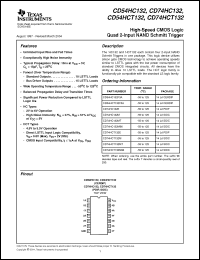 Click here to download CD74HC132MG4 Datasheet