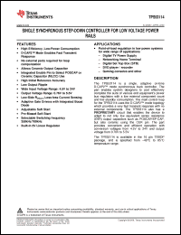 Click here to download TPS53114 Datasheet