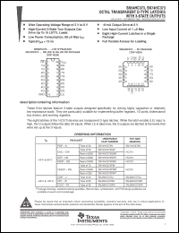 Click here to download SNJ74HC373DB Datasheet