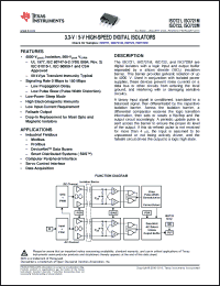 Click here to download ISO721DUBR Datasheet