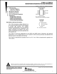 Click here to download LT1004ILPM-1-2 Datasheet