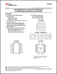 Click here to download TXS0108EPWR Datasheet