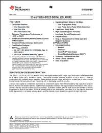 Click here to download ISO721MMDREP Datasheet