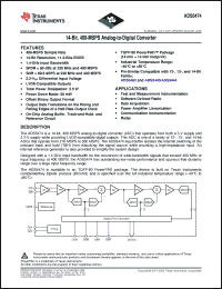 Click here to download ADS5474IPFPRG4 Datasheet