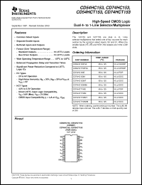 Click here to download CD74HCT153MTG4 Datasheet