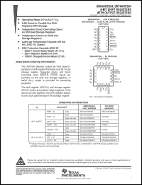 Click here to download SNJ54AHC594J Datasheet