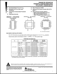 Click here to download SN54AHC132_07 Datasheet