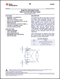 Click here to download OPA2670 Datasheet