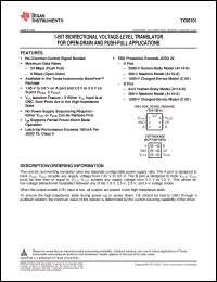 Click here to download TXS0101DBVT Datasheet
