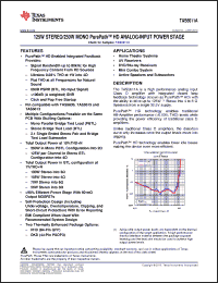 Click here to download TAS5611APHDR Datasheet