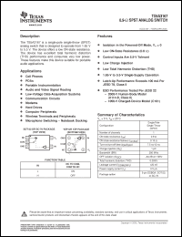 Click here to download TS5A3167_08 Datasheet