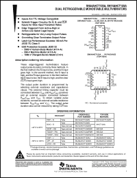 Click here to download SN74AHCT123ADBRG4 Datasheet