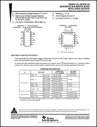 Click here to download SN74HC125DRG4 Datasheet