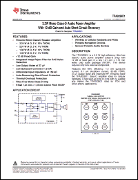 Click here to download TPA2039D1YFFR Datasheet