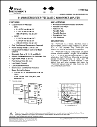 Click here to download TPA2012D2YZH Datasheet