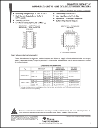 Click here to download SNJ54HCT157J Datasheet