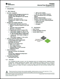 Click here to download TPS658620ZQZT Datasheet