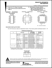 Click here to download SN74AHCT04_101 Datasheet