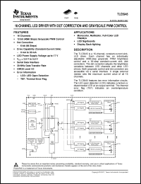 Click here to download TLC5945PWPR Datasheet