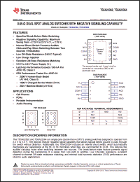 Click here to download TS5A22362_10 Datasheet