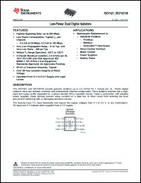 Click here to download ISO7421 Datasheet