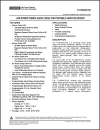 Click here to download TLV320AIC3104_08 Datasheet