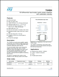 Click here to download TS4994_06 Datasheet
