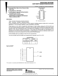 Click here to download SN74ALS280DG4 Datasheet