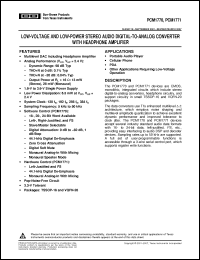 Click here to download PCM1770RGAG4 Datasheet