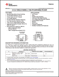 Click here to download TS5A3157DCUR Datasheet