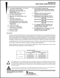 Click here to download MSP430F4260IRGZ Datasheet