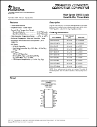 Click here to download CD54HC125_06 Datasheet