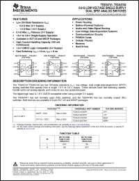 Click here to download TS3A4742DGKR Datasheet