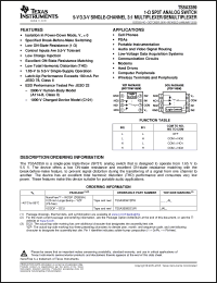 Click here to download TS5A3359DCUTG4 Datasheet