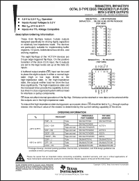 Click here to download SN74ACT574DWRG4 Datasheet