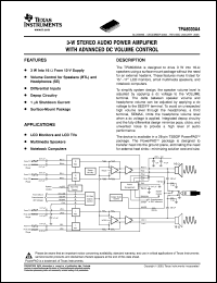 Click here to download TPA6030A4_07 Datasheet