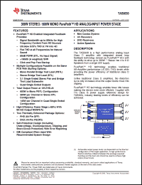 Click here to download TAS5630 Datasheet