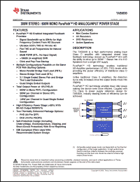 Click here to download TAS5630DKDR Datasheet