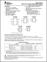 Click here to download SN74LVC1G3157DRYR Datasheet