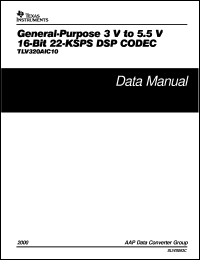 Click here to download TLV320AIC10I Datasheet