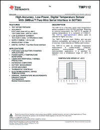Click here to download TMP112 Datasheet