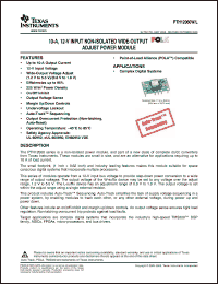 Click here to download PTH12060LAHT Datasheet