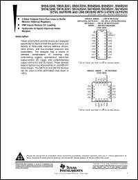 Click here to download SN74LS240DBR Datasheet